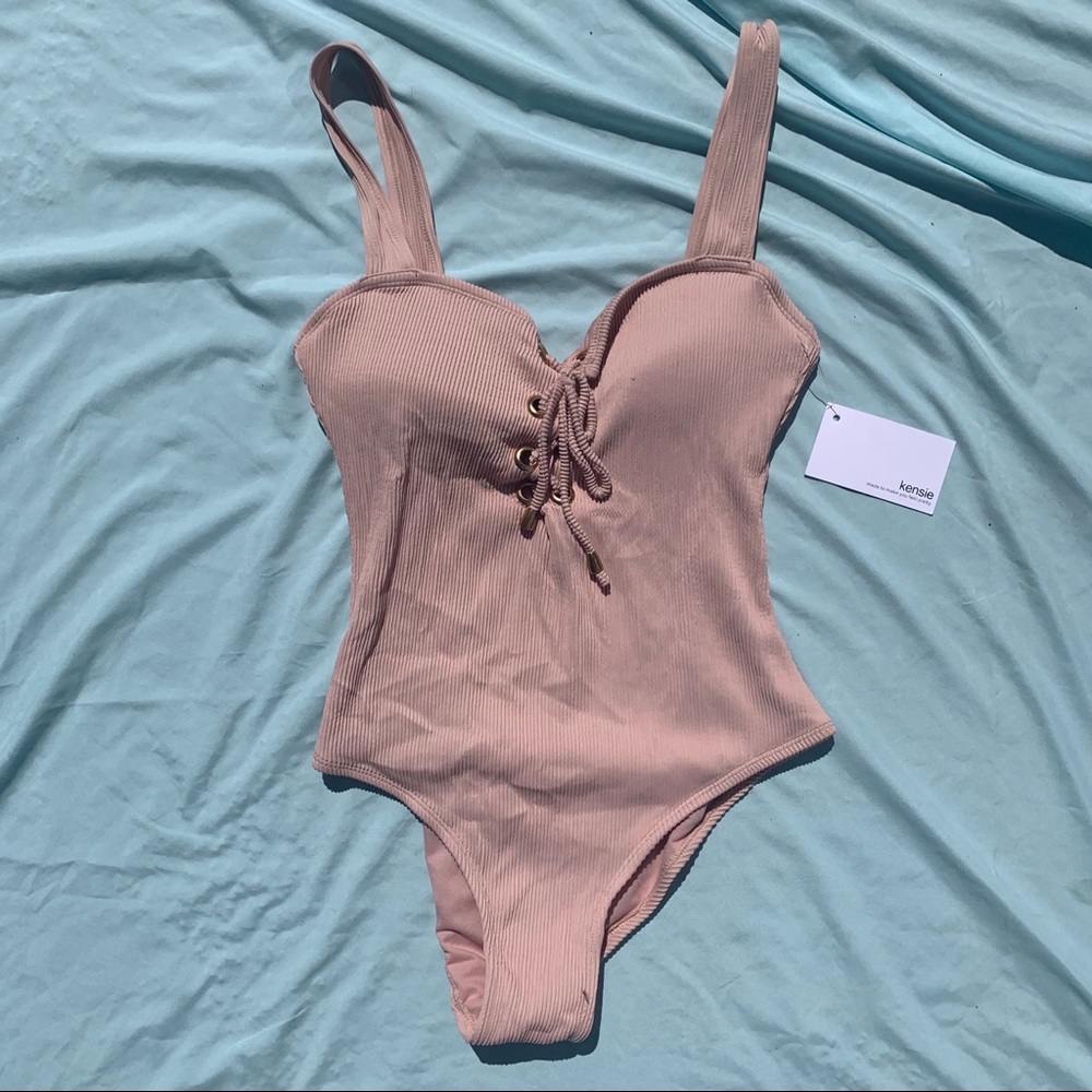 Pink One Piece Swimsuit